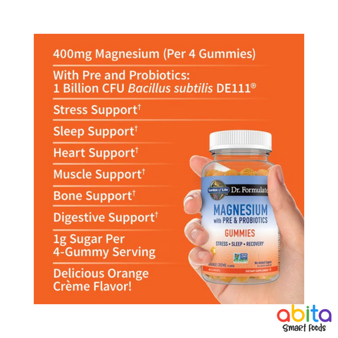 Garden Of Life Dr. Formulated Magnesium Gummies Pre & Probiotics Kids