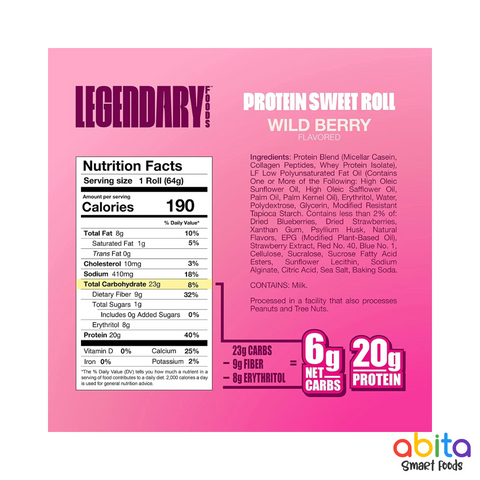 Legendary Foods Protein Sweet Roll