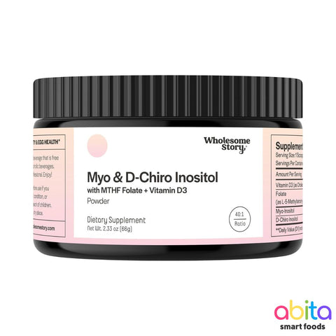 Wholesome Story Myo D'Chiro Inositol With MTHF Folate + Vitamin D3 En Polvo