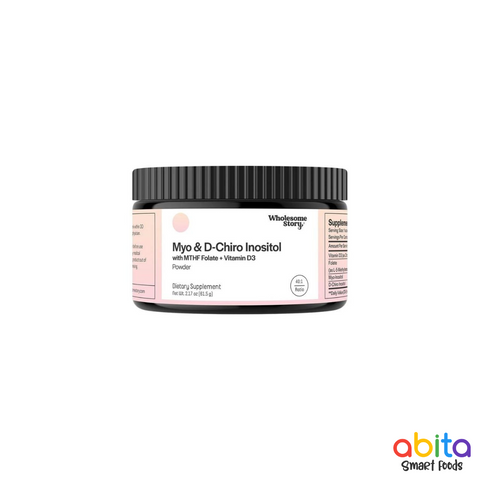 Wholesome Story Myo D'Chiro Inositol With MTHF Folate + Vitamin D3 Powder
