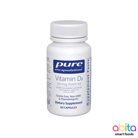 Pure Encapsulations Vitamin D3 125 mcg (5,000 IU)