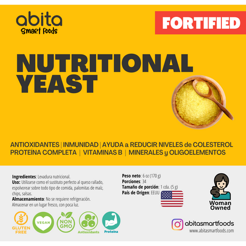 Abita Smart Foods Organic Nutritional Yeast Fortified