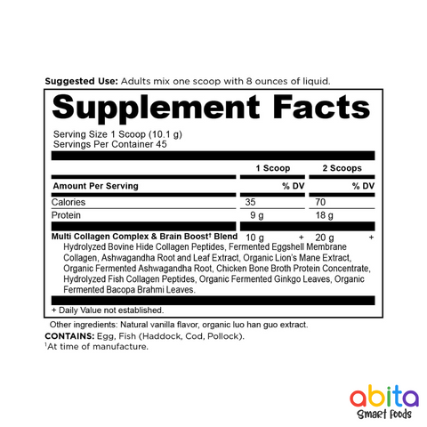Ancient Nutrition Multi Collagen Protein Brain Boost