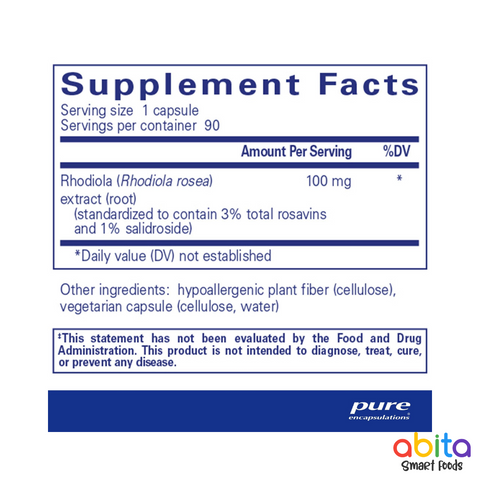 Pure Encapsulations Rhodiola Rosea