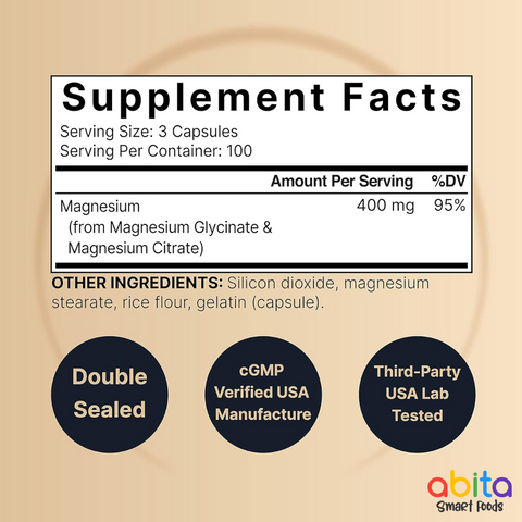 Naturebell Magnesium Glycinate + Citrate