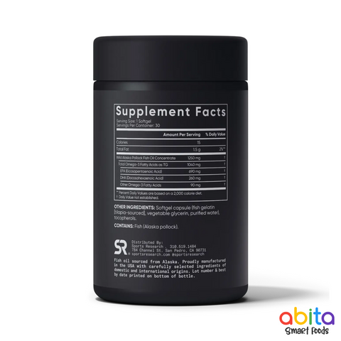 Sports Research Alaskan Omega-3 (Fish Oil)