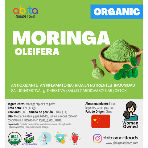 Abita Smart Foods Organic Moringa