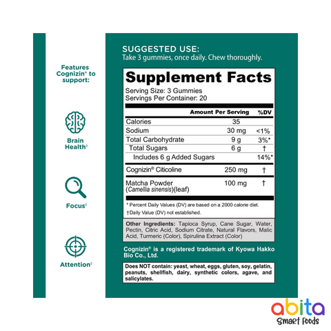 Golí Matcha Mind Cognitive Gummies