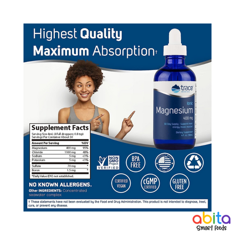 Trace Minerals Ionic Magnesium Liquid Mineral