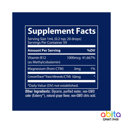 Trace Minerals Ionic B12