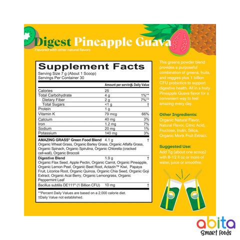 Amazing Grass Greens Blend Digest
