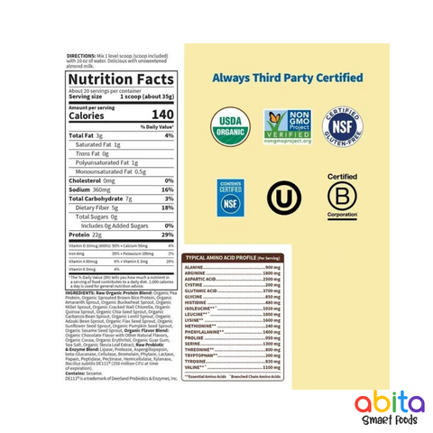 Garden Of Life Raw Organic Protein