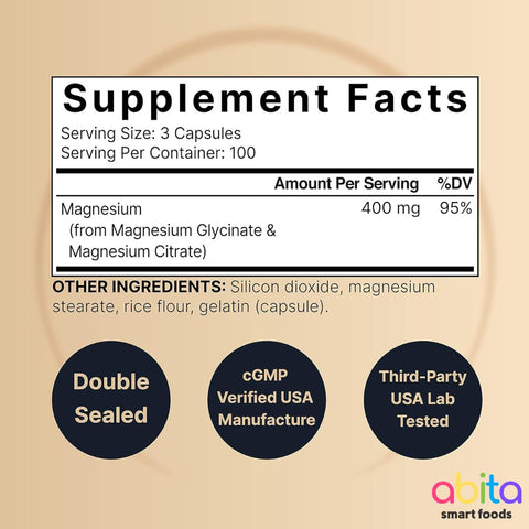 Naturebell Magnesium Glycinate + Citrate