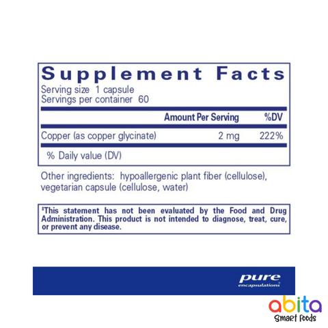 Pure Encapsulations Copper Glycinate