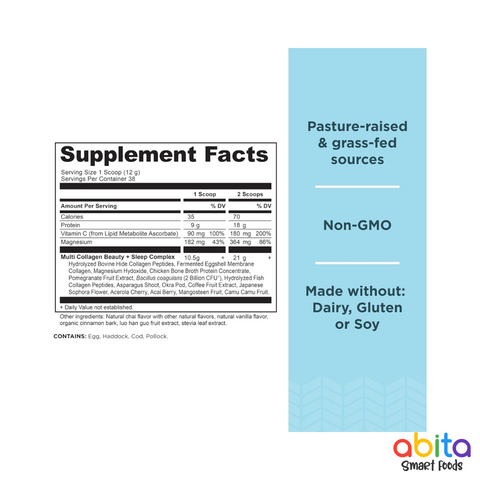 Ancient Nutrition Multi Collagen Protein Beauty + Sleep Support