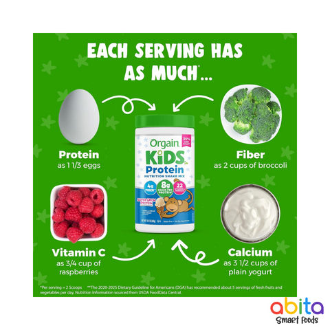 Orgain Kids Protein Nutrition Shake Mix