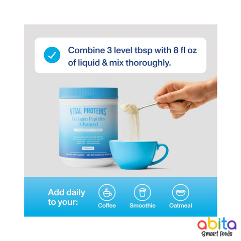 Vital Proteins Collagen Peptides Advance + Hyaluronic + Acid + Vitamin C