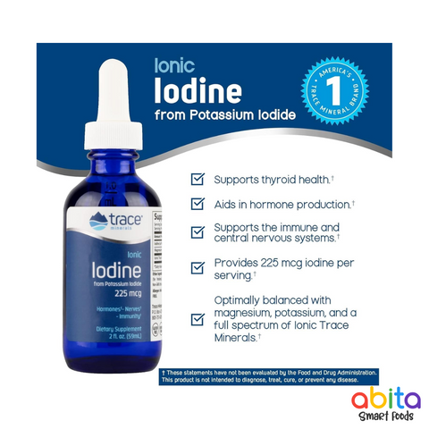 Trace Minerals Ionic Iodine Liquid Mineral