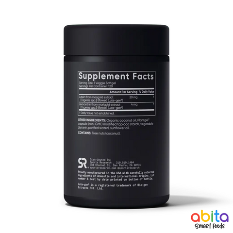 Sports Research Lutein + Zeaxanthin