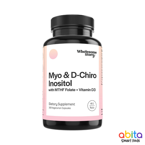Wholesome Story Myo D'Chiro Inositol With MTHF Folate + Vitamin D3 In Capsules