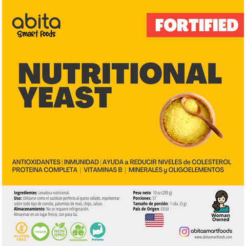 Abita Smart Foods Organic Nutritional Yeast Fortified