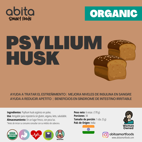 Abita Smart Foods Organic Psyllium Husk