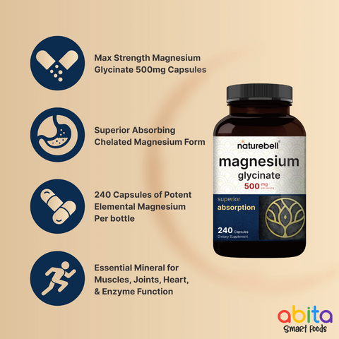 Naturebell Magnesium Glycinate (Glicinato)
