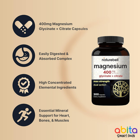 Naturebell Magnesium Glycinate + Citrate