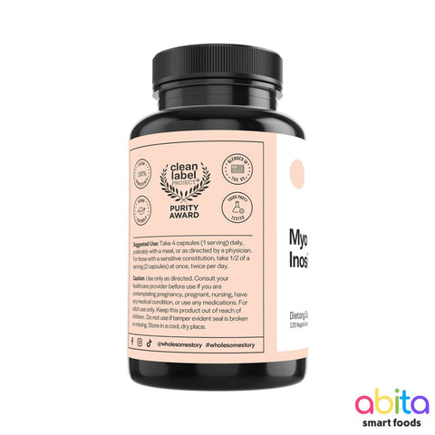 Wholesome Story Myo D'Chiro Inositol En Cápsulas
