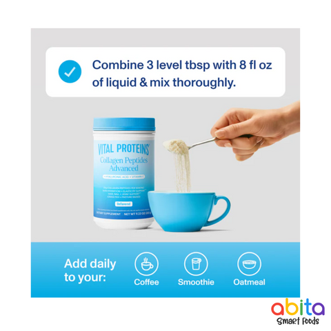 Vital Proteins Collagen Peptides Advance + Hyaluronic + Acid + Vitamin C