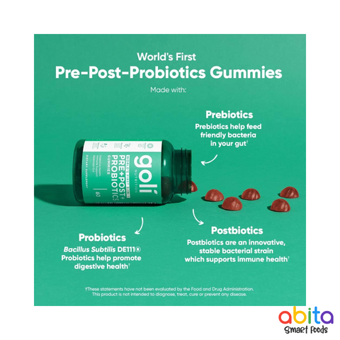 Golí Pre + Post + Probiotics Gummies