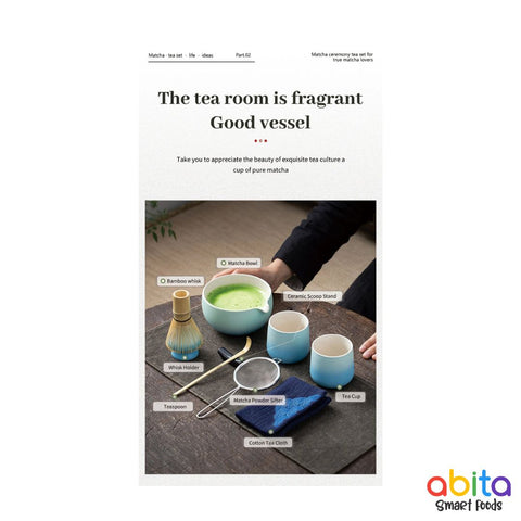 Teanagoo Matcha Set-Sharing Ceremony (9 pieces)
