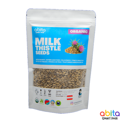 Abita Smart Foods Organic Milk Thistle Seeds (Cardo Mariano)