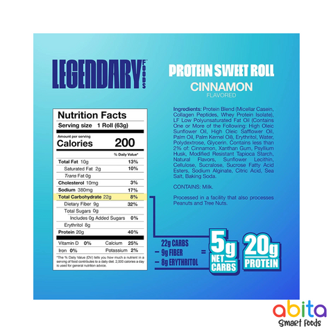 Legendary Foods Protein Sweet Roll