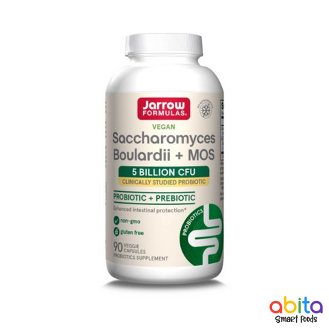 Jarrow Saccharomyces Probiotico Boulardii + MOS