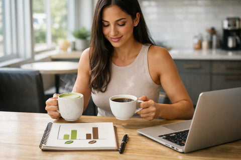 Matcha vs coffee for energy: qué elegir