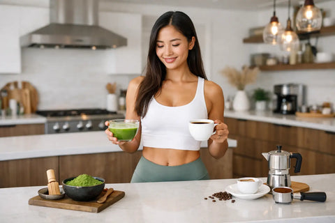 Matcha versus café para elegir mejor tu energía