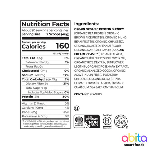 Orgain Organic Protein Powder