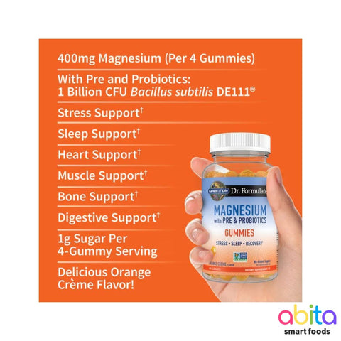 Garden Of Life Dr. Formulated Magnesium Gummies Pre & Probiotics Kids