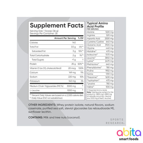 Sports Research Whey Protein