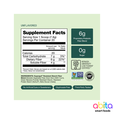 Supergut GLP-1 Booster Daily Prebiotic Fiber Blend