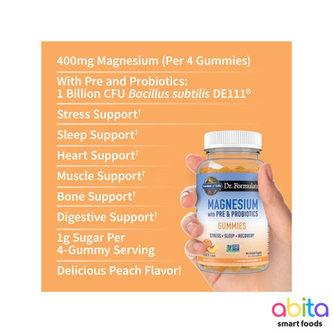 Garden Of Life Dr. Formulated Magnesium Gummies Pre & Probiotics Kids