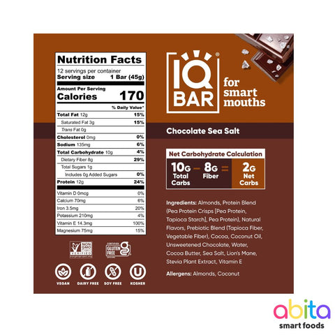 IQBAR  Plant Protein Bars