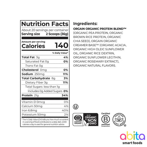 Orgain Organic Protein Powder