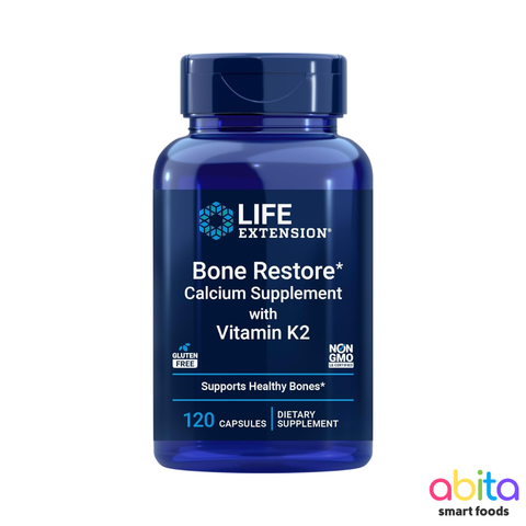 Life Extension Bone Restore Calcium Supplement With Vitamin K2