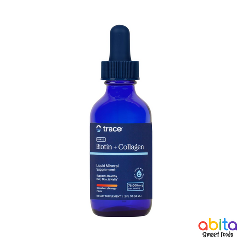 Trace Minerals Ionic Biotin + Collagen Liquid Mineral
