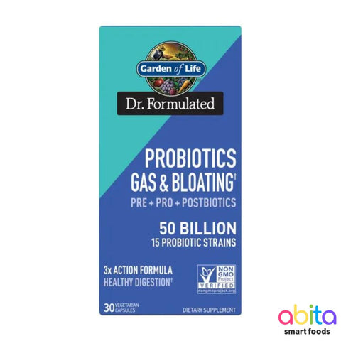 Garden Of Life Dr. Formulated Probiotics Pre + Pro + Post Probiotics Gas & Bloating