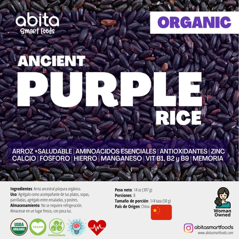 Abita Smart Foods Organic Ancient Purple Rice