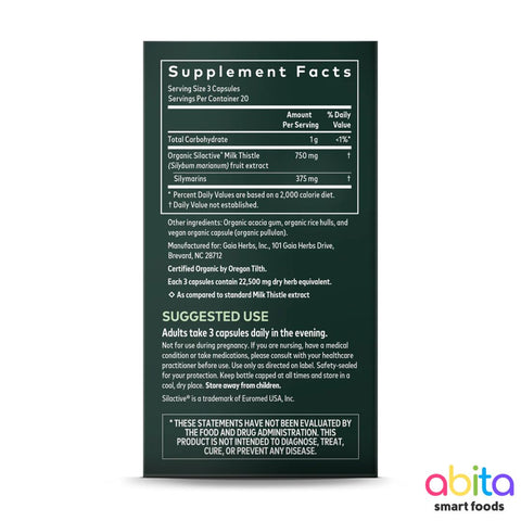 Gaia Herbs Milk Thistle