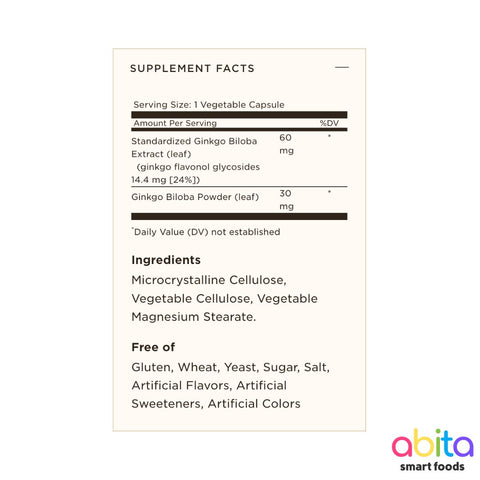 Solgar Super Ginkgo (Ginkgo Biloba)